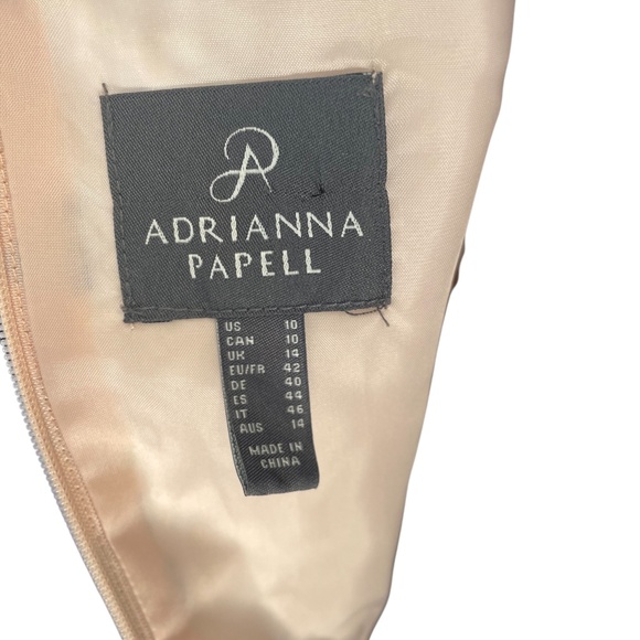 NWOT Adrianna Papell Women's Embroidered Fit and Flare Dress, Size 10 - Picture 12 of 12